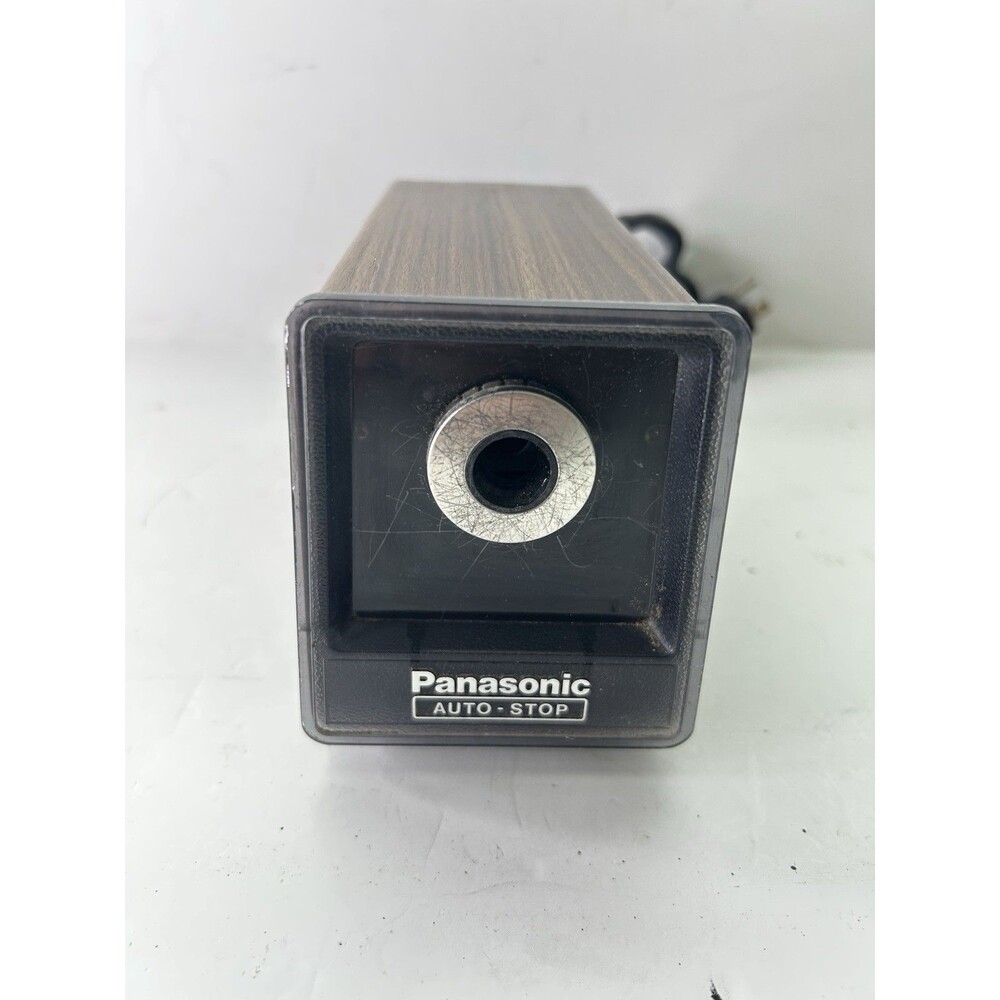 Vintage PANASONIC Electric Pencil Sharpener Auto Stop KP-77 Tested Working